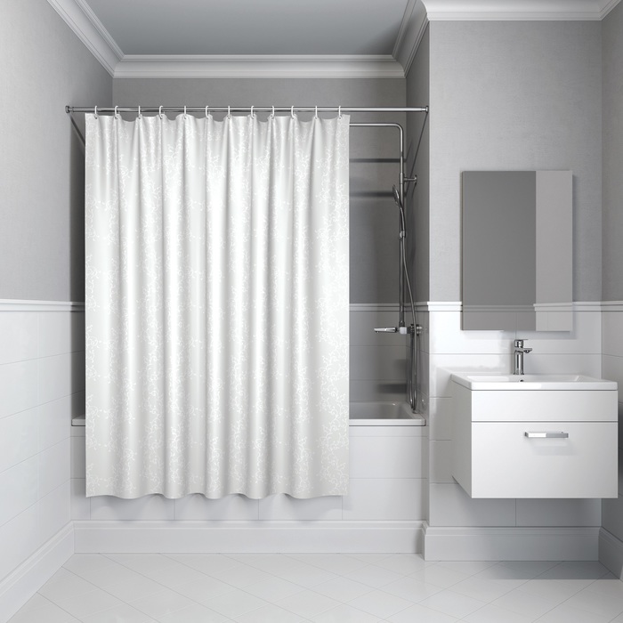 Штора для ванной IDDIS Base 200x240 см, Полиэстер (BD05P24i…