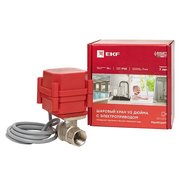 AquaExpert 220V Шаровой кран с электроприводом 1/2 дюйма EK…