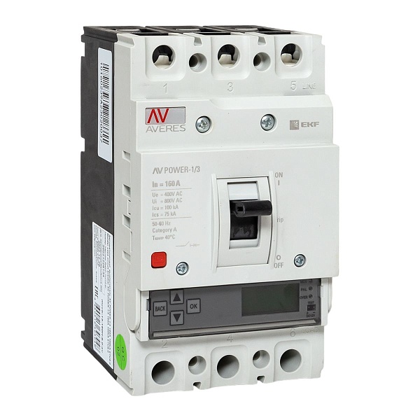 Выключатель автоматический в литом корпусе AV-POWER-1/3 160…