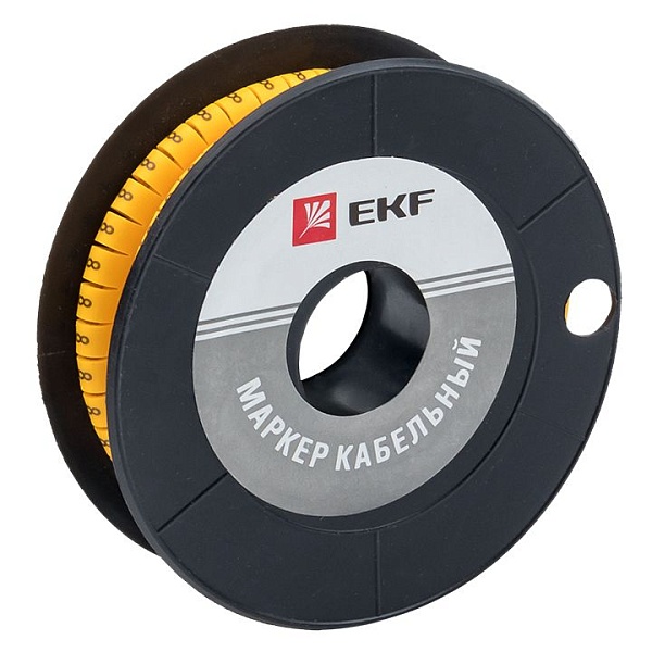 Маркер кабельный 2,5 мм2 "8" (1000 шт.) (ЕС-1) EKF PROxima …