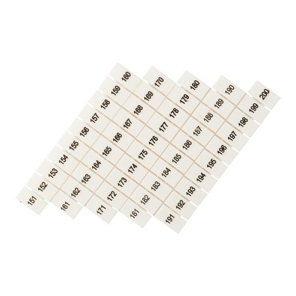 Маркеры для ST 1,5 с нумерацией 150-200 (100 шт.)