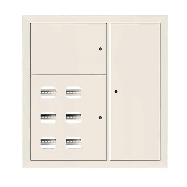 Щит этажный 6 кв. RAL9001 (1000x950x150) EKF Basic mb28-v-6…