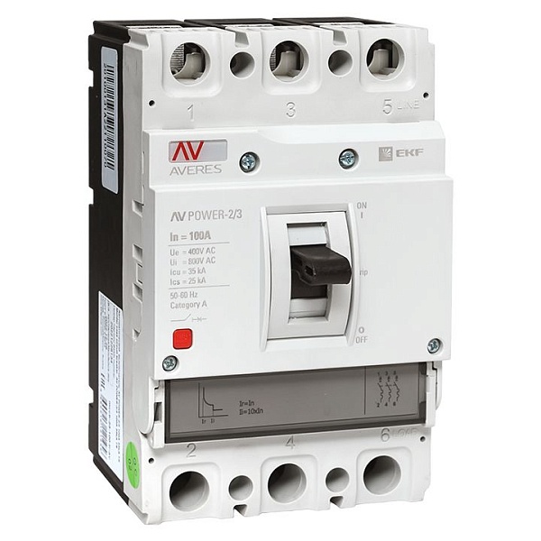 Выключатель автоматический в литом корпусе AV-POWER-1/3 100…