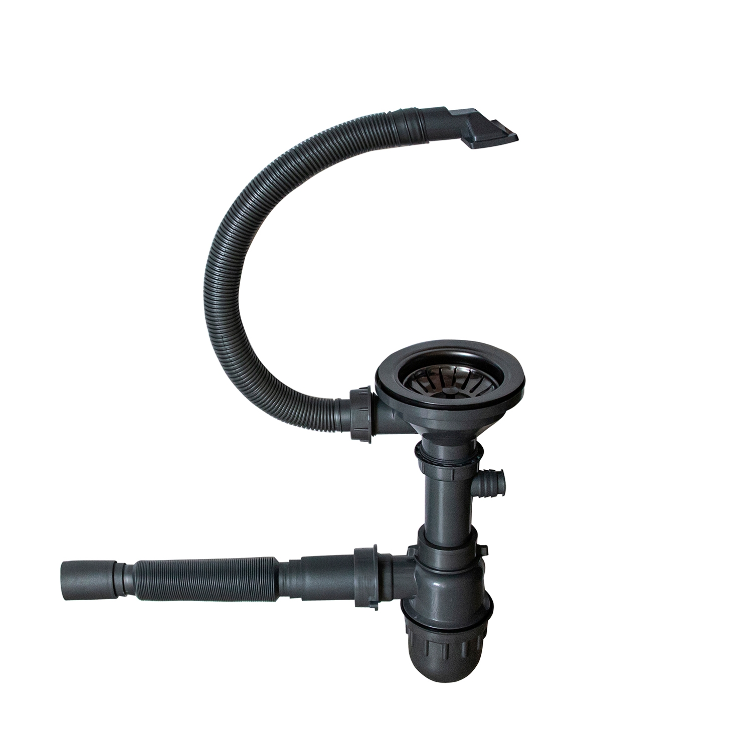 Сифон MIXLINE 3 1/2*40  с прямоуг. переливом, с гофрой 40*4…