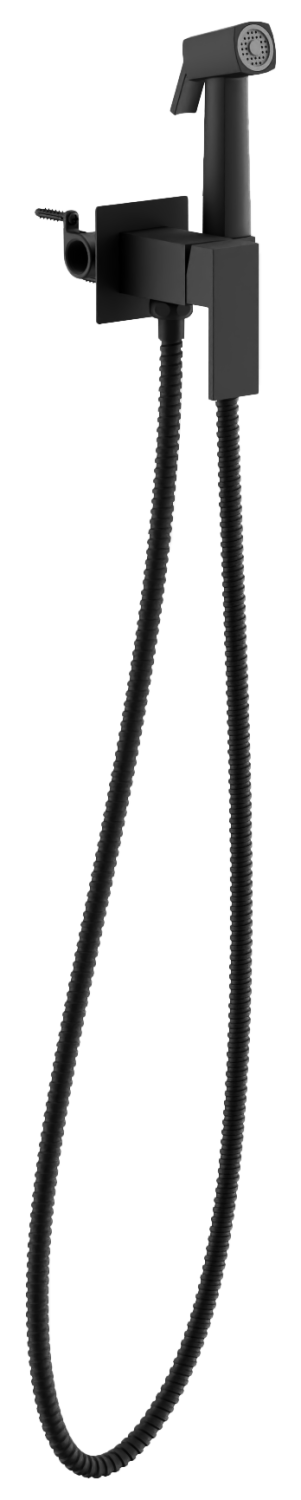 Смеситель BELZ с гигиенической лейкой черный (B55805-7)