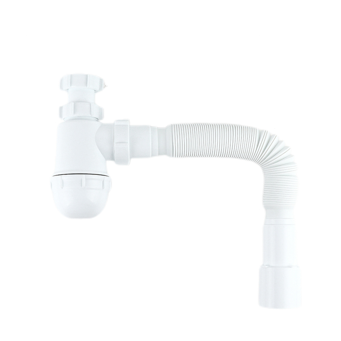 Сифон бутылочный IDDIS Optima Home 1.1/4x40мм, с гофротрубо…