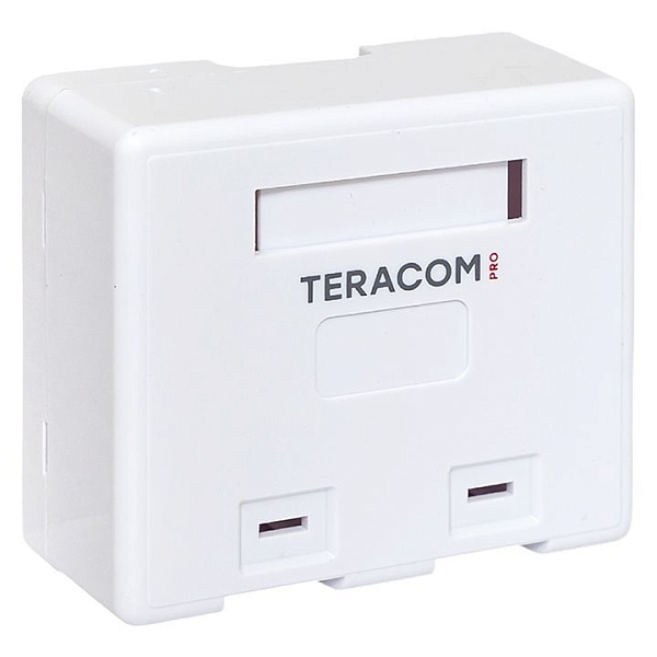 Корпус настенной розетки TERACOM PRO на 2 модуля Keystone с…