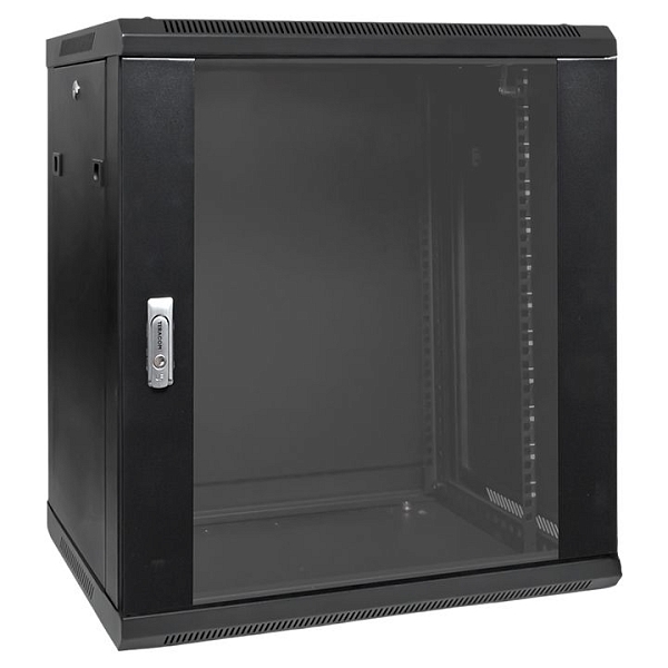 Шкаф настенный 19" TERACOM PRO 12U 600x450 мм дверь стеклян…