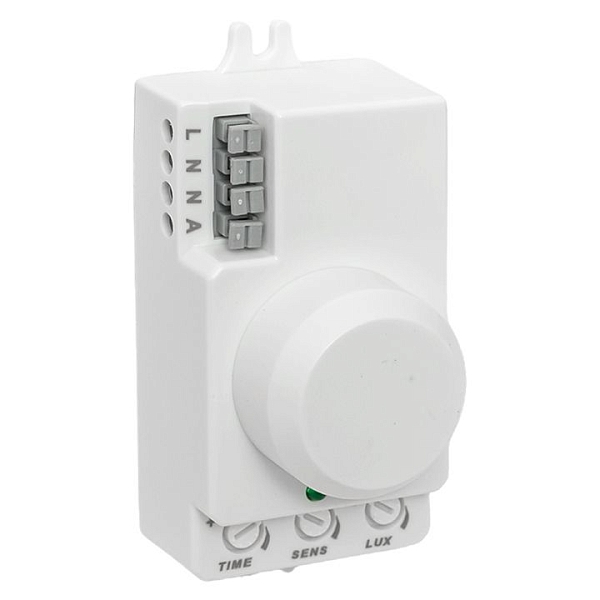 Микроволновый датчик движения бел. 1200Вт 360гр. до 10м IP2…