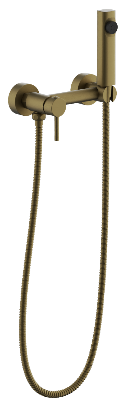 Смеситель BELZ с гигиенической лейкой золотой (B55803-5)