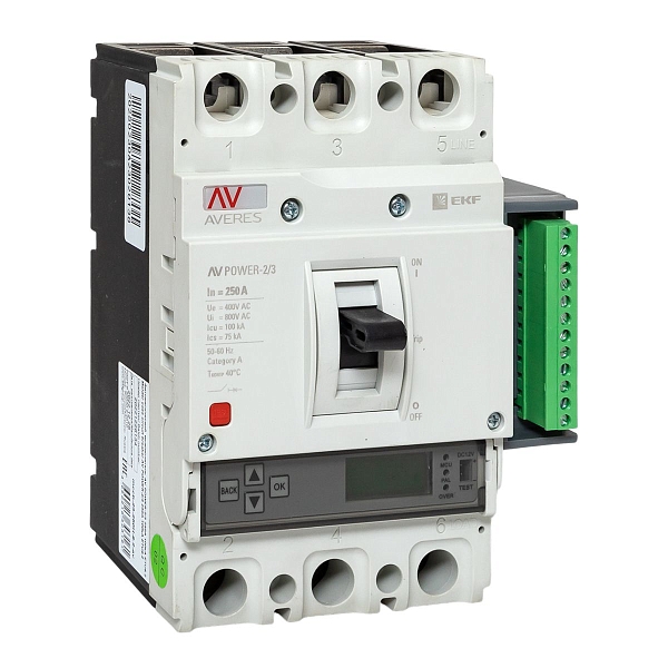 Выключатель автоматический в литом корпусе AV-POWER-2/3 250…