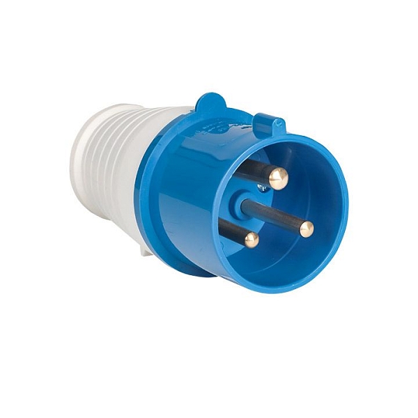 Вилка переносная 013 2Р+РЕ 16А 220В IP44