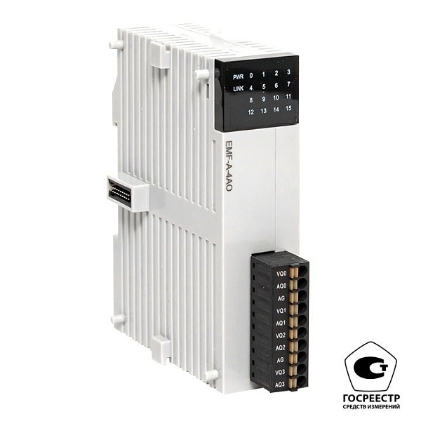Модуль аналогового вывода EMF 4 PRO-Logic EKF (с поверкой) EMF-A-4AO-V