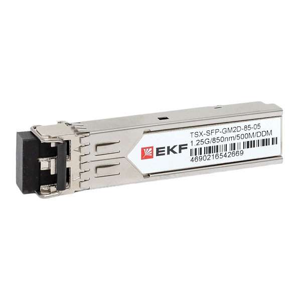 SFP модуль 1,25 Гбит двойное многомодовое оптоволокно 850нм дальность 500м TSX