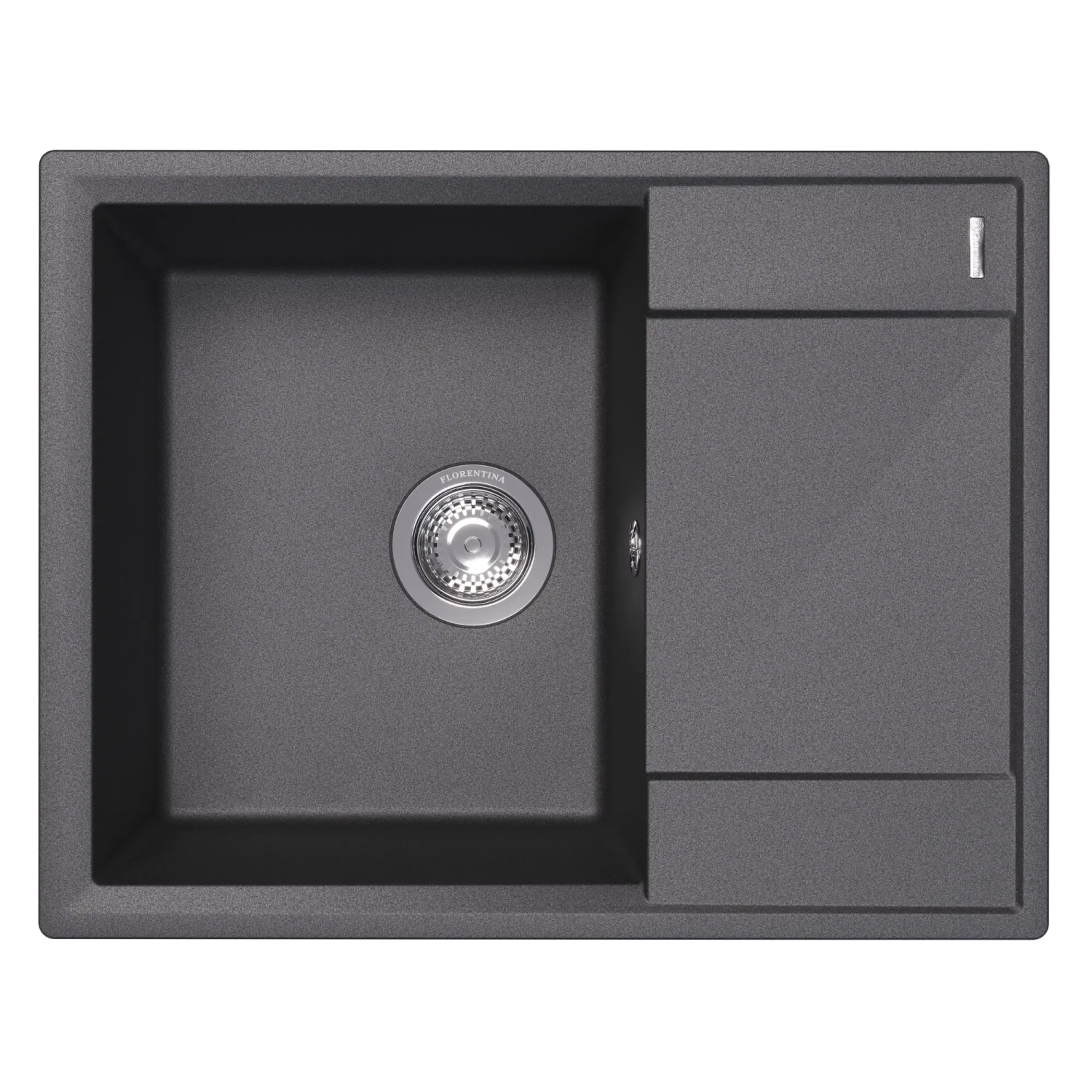 Мойка Florentina "Консул" 640, черный FG (23.020.C0640.102)