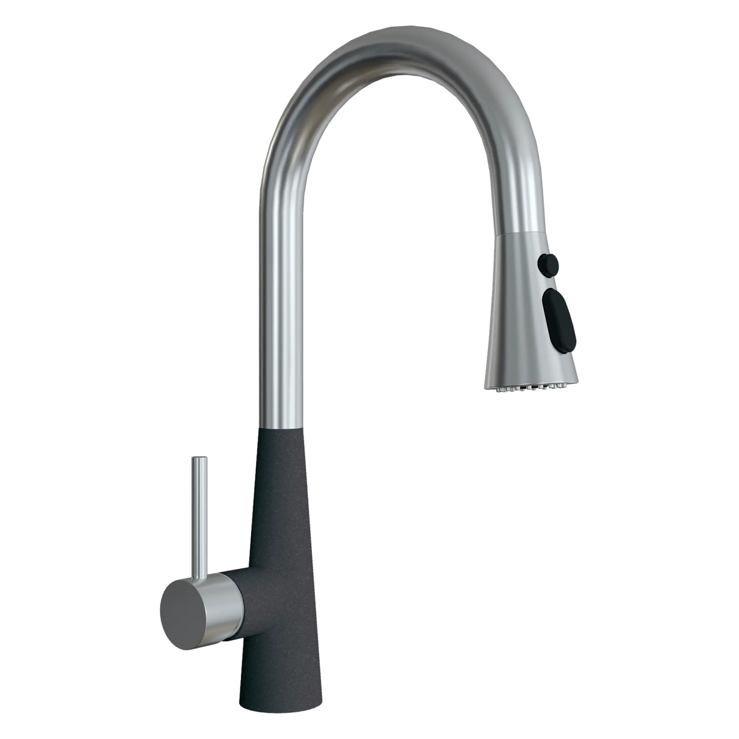 Смеситель для хухни Florentina ВИТА PRO FL, цвет Черный (31…