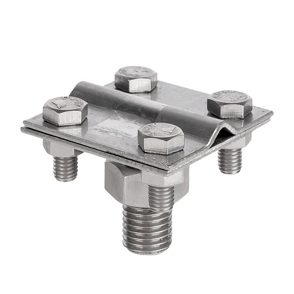 Зажим прута на штыре, пластина d(56x56)мм Ni EKF PROxima lp-g6606-e1302-ni