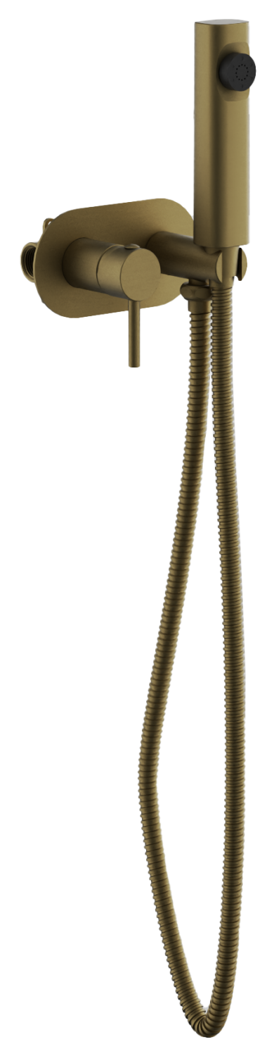 Смеситель BELZ с гигиенической лейкой золотой (B55807-5)