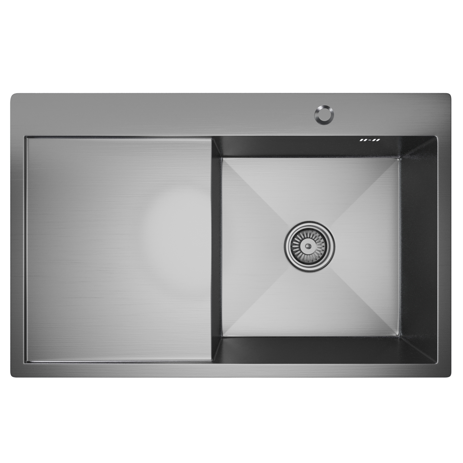 Кухонная мойка 78х50  прав. вып 3 1/2  MIXLINE PRO 20см с с…