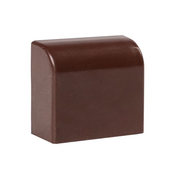 Заглушка (40x25) (4 шт) темное дерево EKF-Plast  ecd-40-25x4