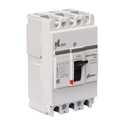 Выключатель автоматический ВА04-31Про 3P 50А Icu-10kA (125C) Контактор