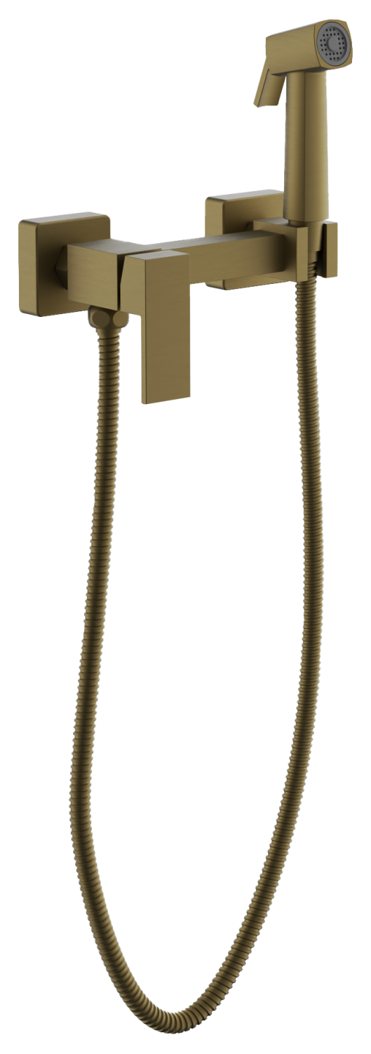 Смеситель BELZ с гигиенической лейкой золотой (B55806-5)