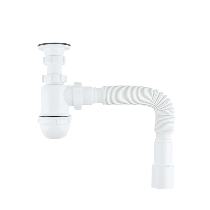 Сифон бутылочный IDDIS Optima Home 1.1/4x40мм, с выпуском и…
