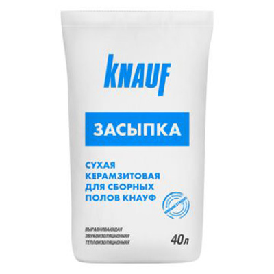Засыпка сухая Керамзит Кнауф (Knauf) 0-5 мм 40 л (25 кг)