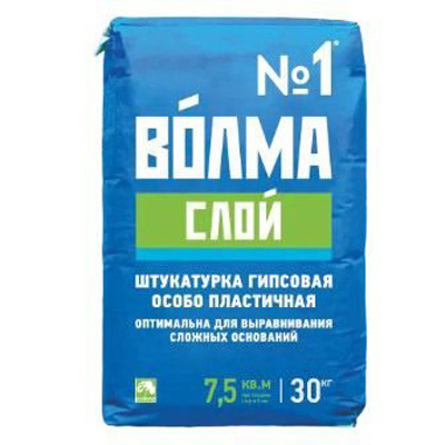 Штукатурка гипсовая Волма (Volma) Слой Особо пластичная 30 …