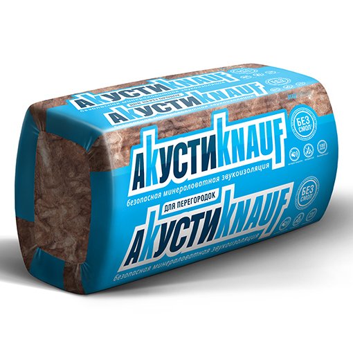 Звукоизоляция Кнауф (Knauf) АкустиКнауф 1230х610х50 мм 16 ш…