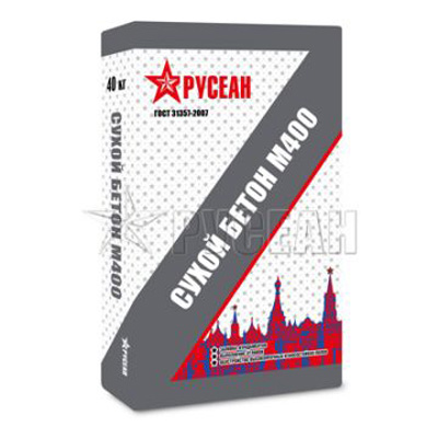 Сухой бетон Русеан (Rusean) М-400 40 кг