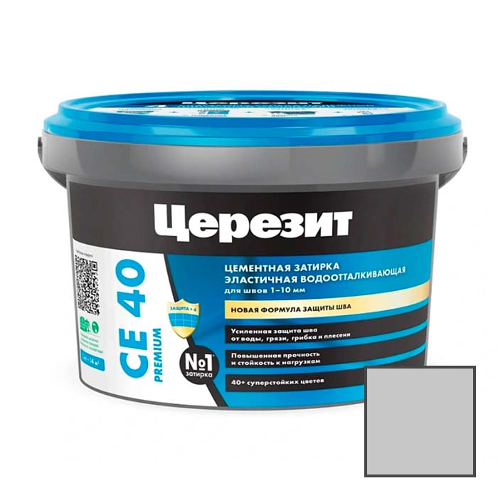 Затирка цементная эластичная Ceresit (Церезит) CE 40 Premiu…