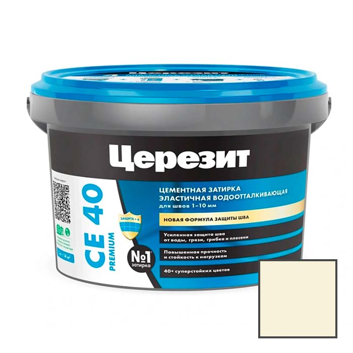 Затирка цементная эластичная Ceresit (Церезит) CE 40 Premiu…