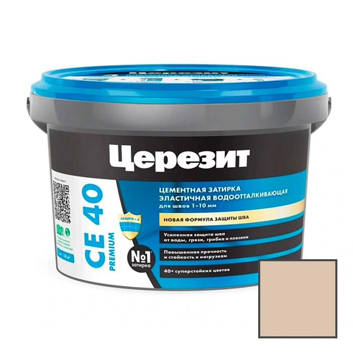 Затирка цементная эластичная Ceresit (Церезит) CE 40 Premiu…