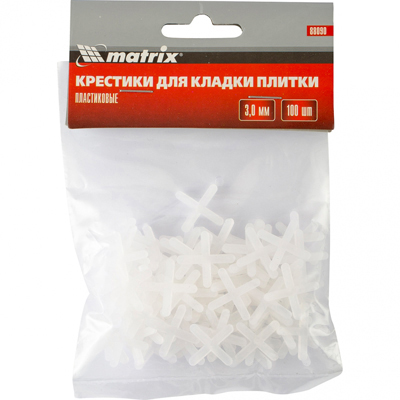 Крестики Matrix (Матрикс) 3,0 мм для кладки плитки (88090) 100 шт