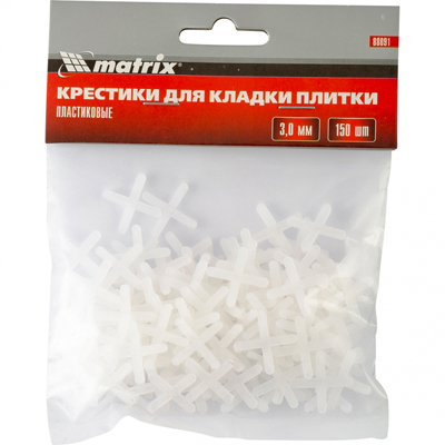 Крестики Matrix (Матрикс) 3,0 мм для кладки плитки (88091) 150 шт