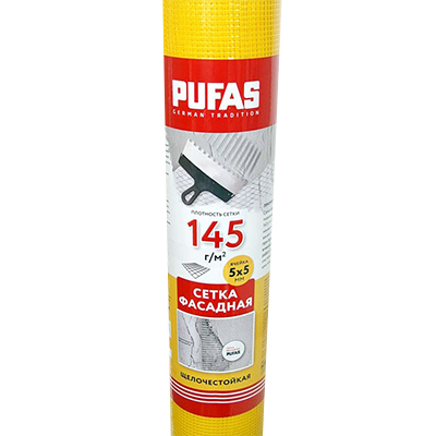 Сетка фасадная Pufapro (Пуфапро) 1х30 м 5х5 мм 145 г/м2 30 …