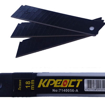 Лезвие для ножа Креост (Kreost) черное 18 мм (7140056-A)