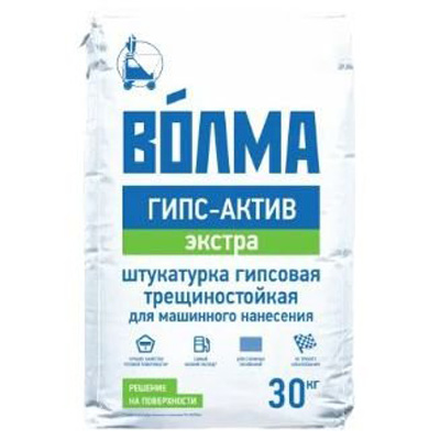 Штукатурка гипсовая Волма (Volma) Гипс Актив Экстра белый 3…