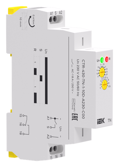 Реле задержки включения TN 1 контакт 230В AC IEK