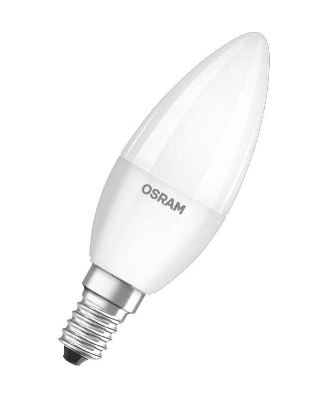 Лампа светодиодная LED 5Вт/840 Е14 220-240В 4000К 470lm LS CLB 40 FR свеча