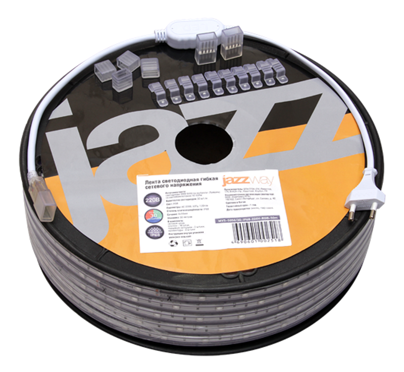Лента светодиодная LED MVS-5050/30 7,2Вт 220В RGB IP68 50м