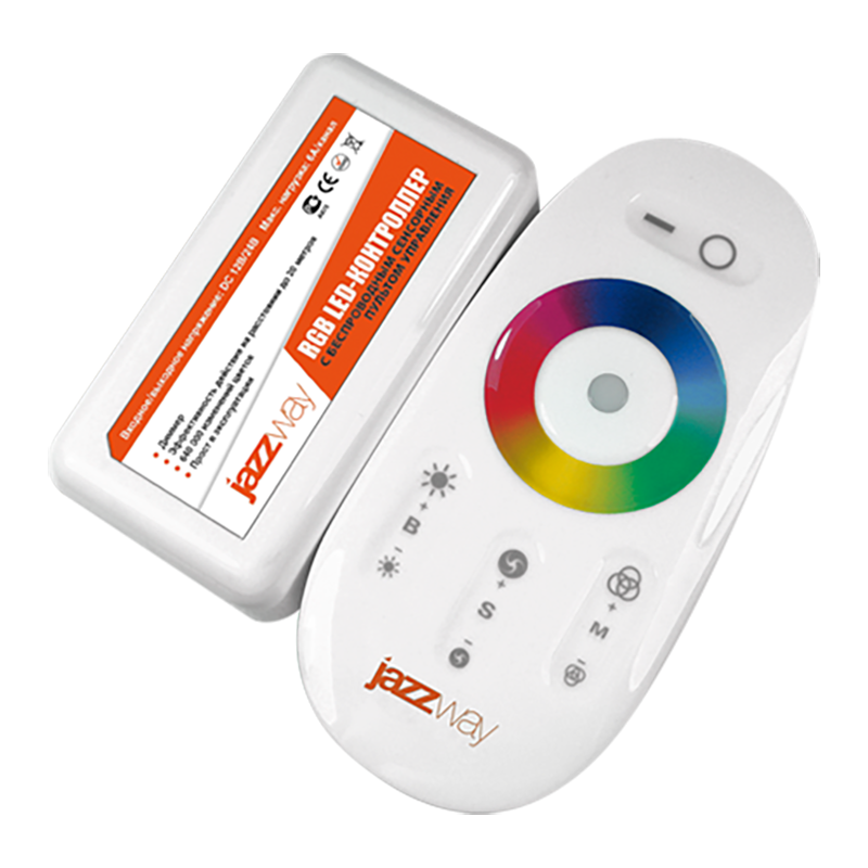 Контроллер для светодиодной ленты LED RGB PRC-4000RF 216/432Вт 12/24В IP20 белый