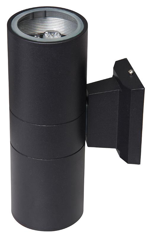 Светильник светодиодный архитектурный ДБУ PWL-26090/24D 2x5Вт 6500К IP65 фасадный черный