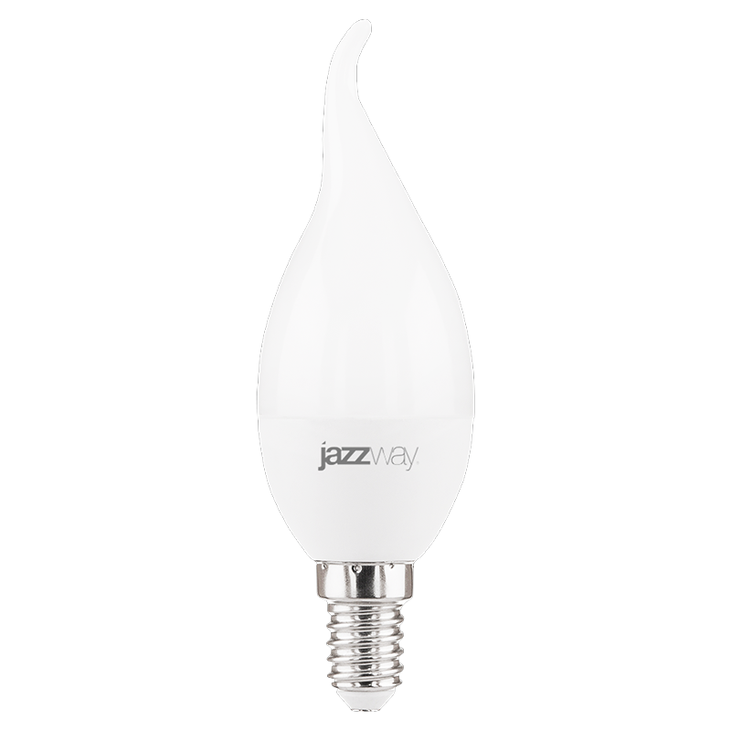 Лампа светодиодная LED 7Вт E14 220В 4000К PLED- SP CA37 свеча на ветру