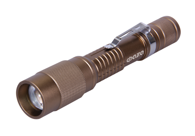 Фонарь рабочий A2-L3WZ-2AA (3W, zoom) бронз.