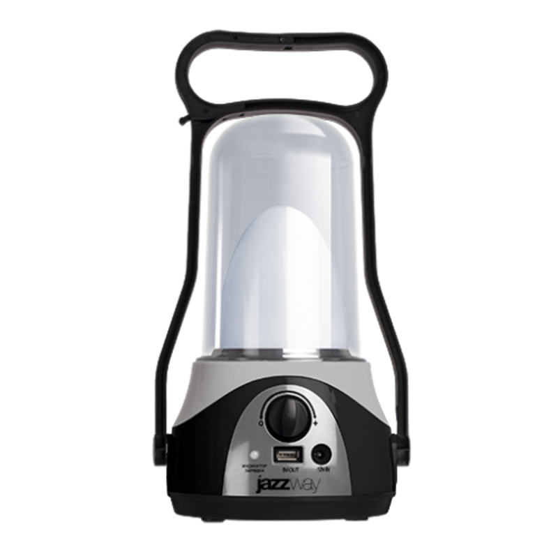 Фонарь прожекторный  Accu5-L12W-USB-bk