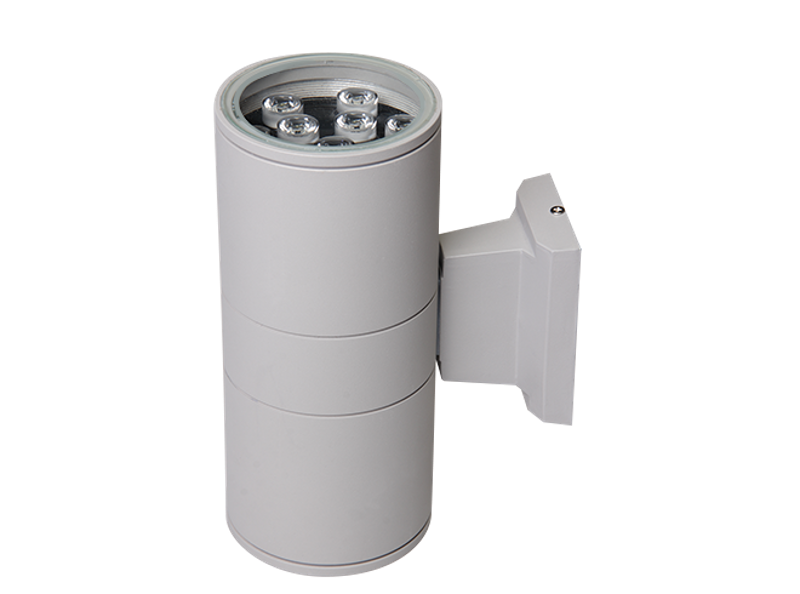Светильник светодиодный архитектурный ДБУ PWL-245110/24D 2x9Вт 6500К IP65 фасадный серый