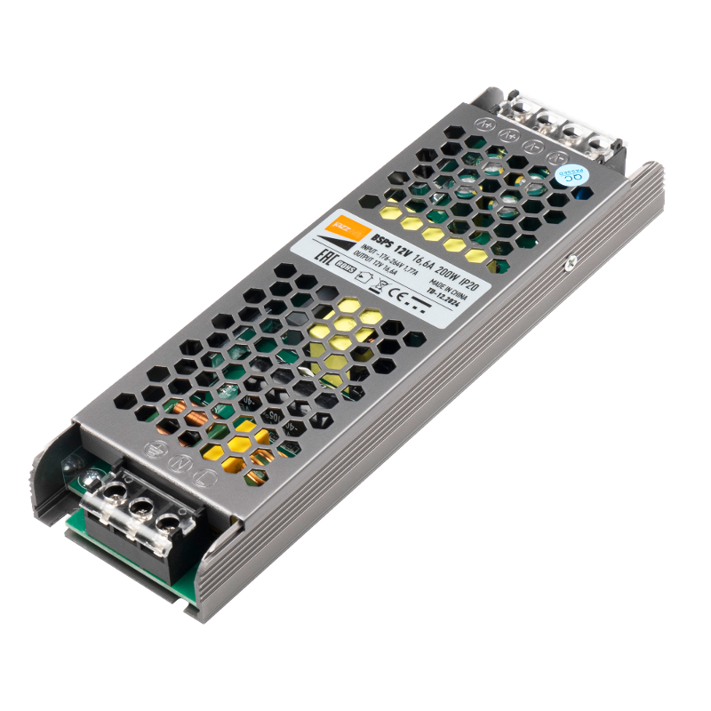 Драйвер для светодиодной ленты LED BSPS 200Вт 12В IP20