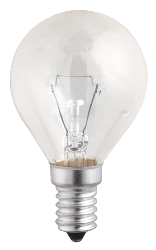 Лампа накаливания ЛОН 40Вт E14 240В P45 clear